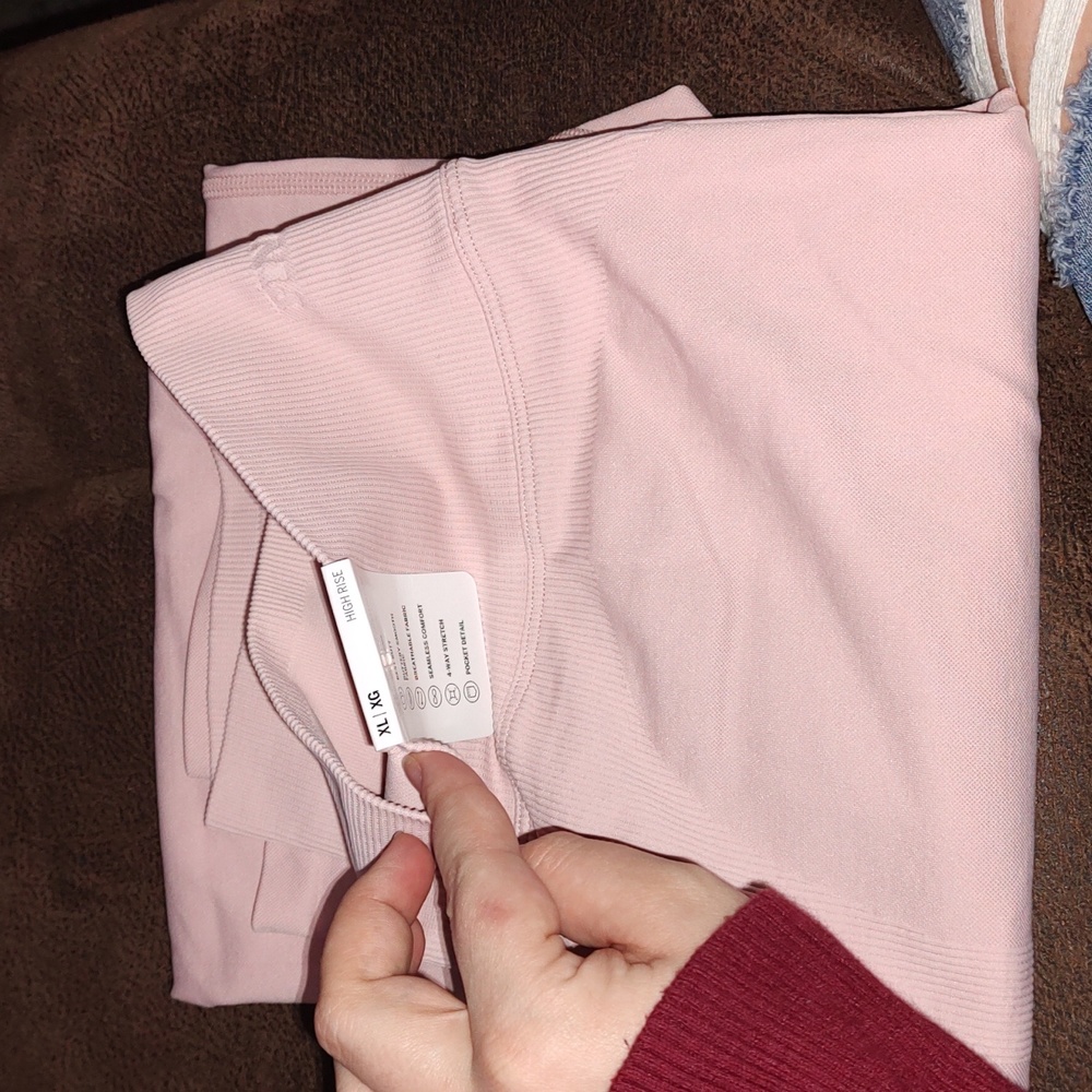 Pink Victoria Secret Soft Seamless Contour Leggings